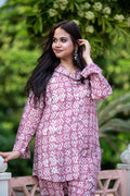 Chanderi Cotton Co-ord Set for Women – Printed Design